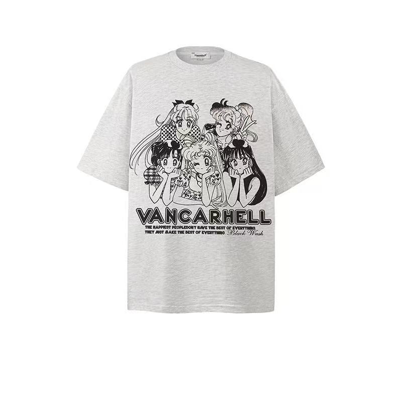 2025 new trendy brand new short-sleeved T-shirt Sailor Moon 019