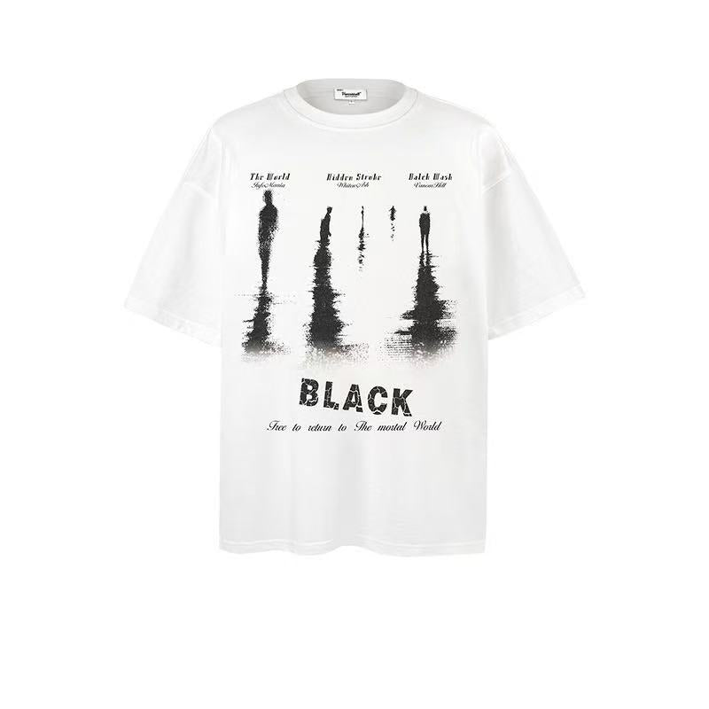 2025 New Trend Brand New Short-Sleeved T-Shirt Reflection 021