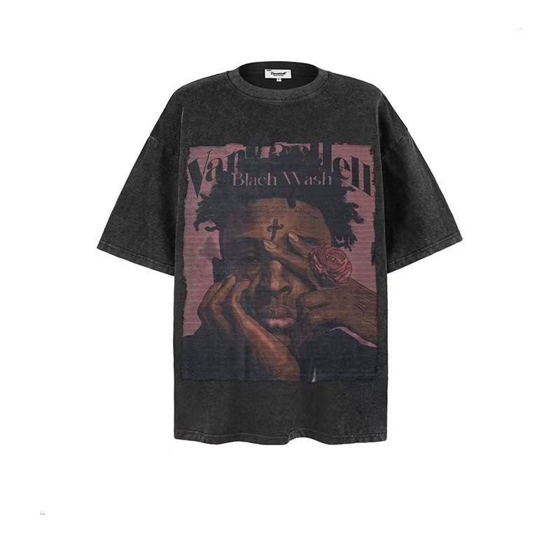 2025 New Trend Brand New Short-Sleeved T-Shirt - American Hip Hop 030
