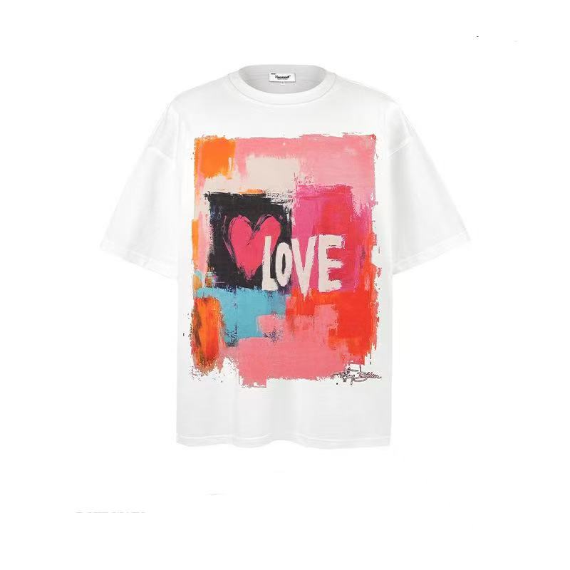 2025 New Style Trendy Brand Short Sleeve T-shirt American LOVE 031