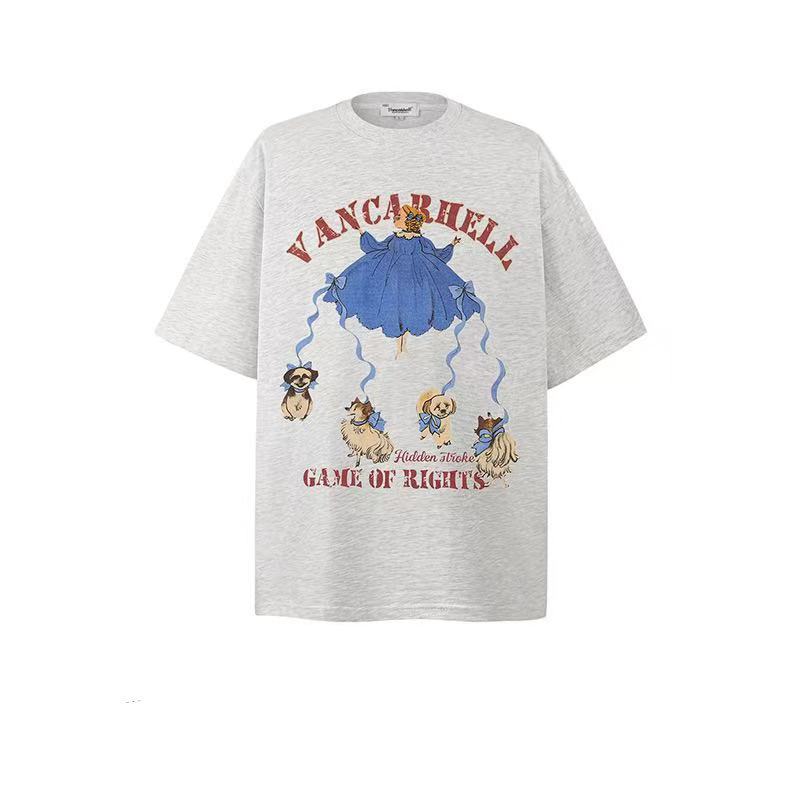 2025 New Trend Brand New Short-Sleeved T-Shirt American Style 035
