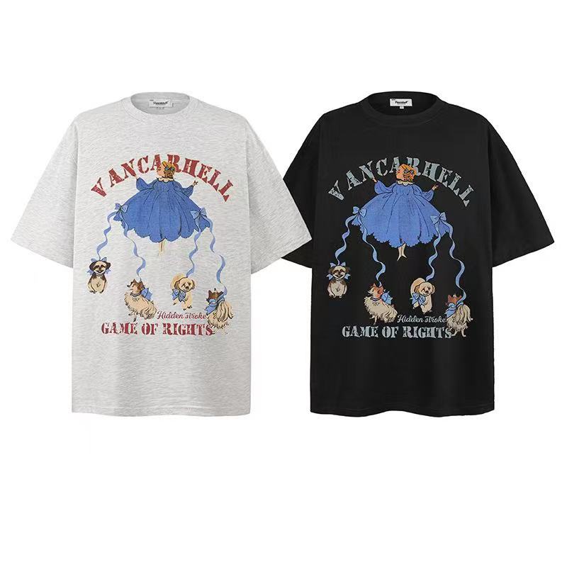 2025 New Trend Brand New Short-Sleeved T-Shirt American Style 035