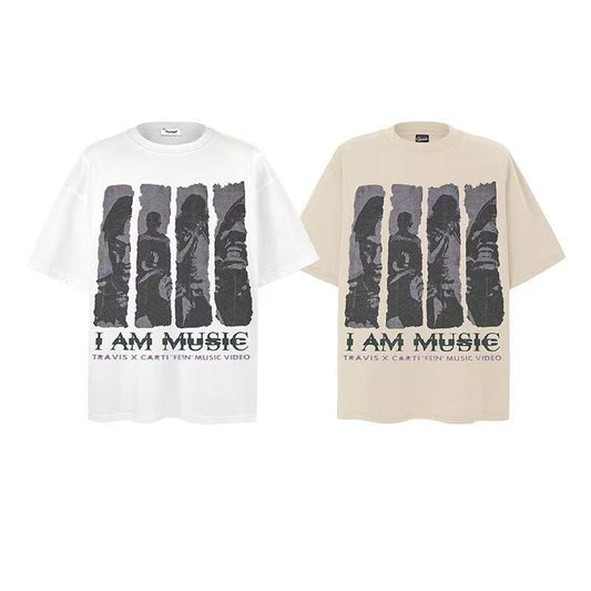 2025 New Trendy Brand New Short-Sleeved T-Shirt Hip-Hop Rap 017