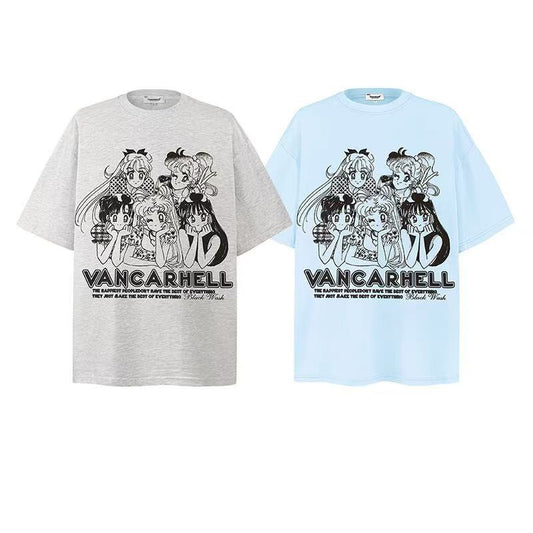 2025 new trendy brand new short-sleeved T-shirt Sailor Moon 019