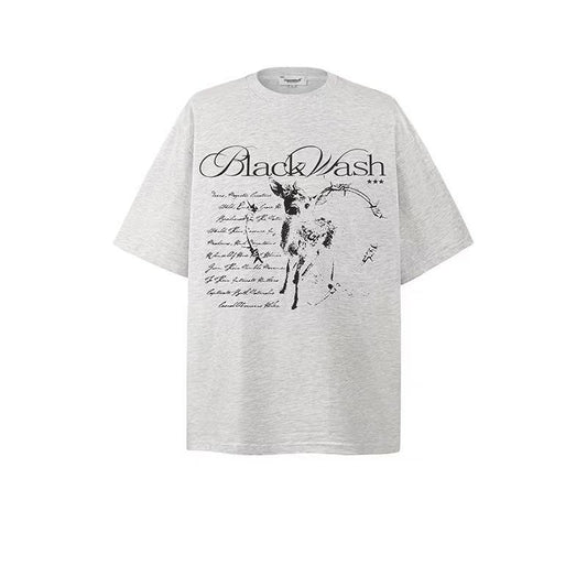 2025 New Trendy Brand New Short-Sleeved American Streetwear 026