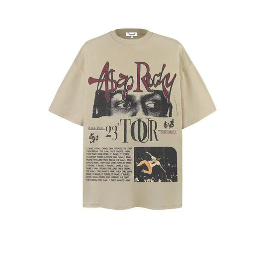 2025 New Trendy Brand New Short-Sleeved American Streetwear 028