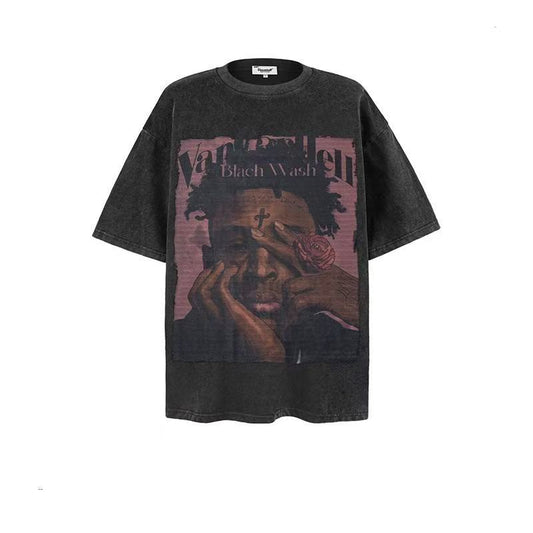 2025 New Trend Brand New Short-Sleeved T-Shirt - American Hip Hop 030