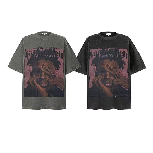 2025 New Trend Brand New Short-Sleeved T-Shirt - American Hip Hop 030