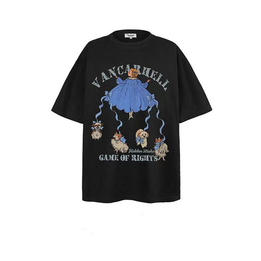 2025 New Trend Brand New Short-Sleeved T-Shirt American Style 035
