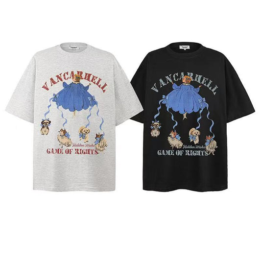 2025 New Trend Brand New Short-Sleeved T-Shirt American Style 035